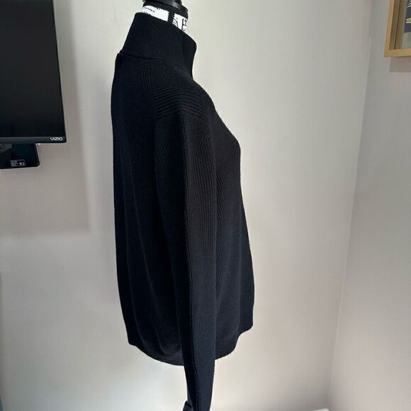 Banana Republic Men’s Extra Fine Merino Wool Half Zip Thick Sweater L - Picture 6 of 11